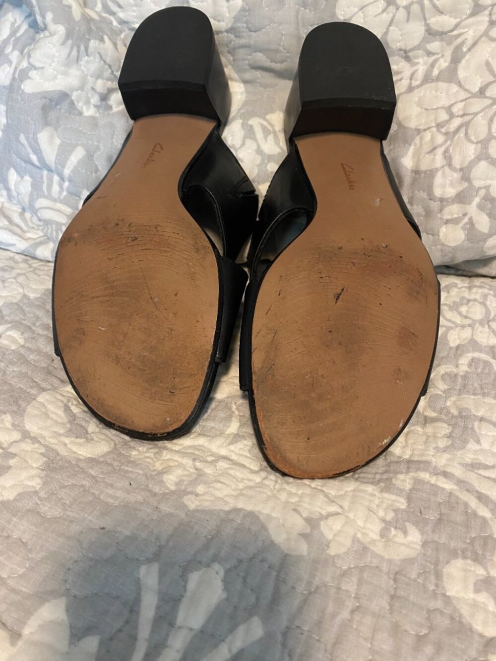 Clarks Leather Sandals size 10 - Picture 3 of 3